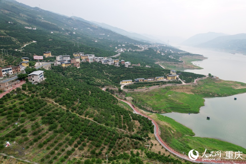 豐都縣安坪鎮(zhèn)三沱村。人民網(wǎng)記者 劉政寧攝