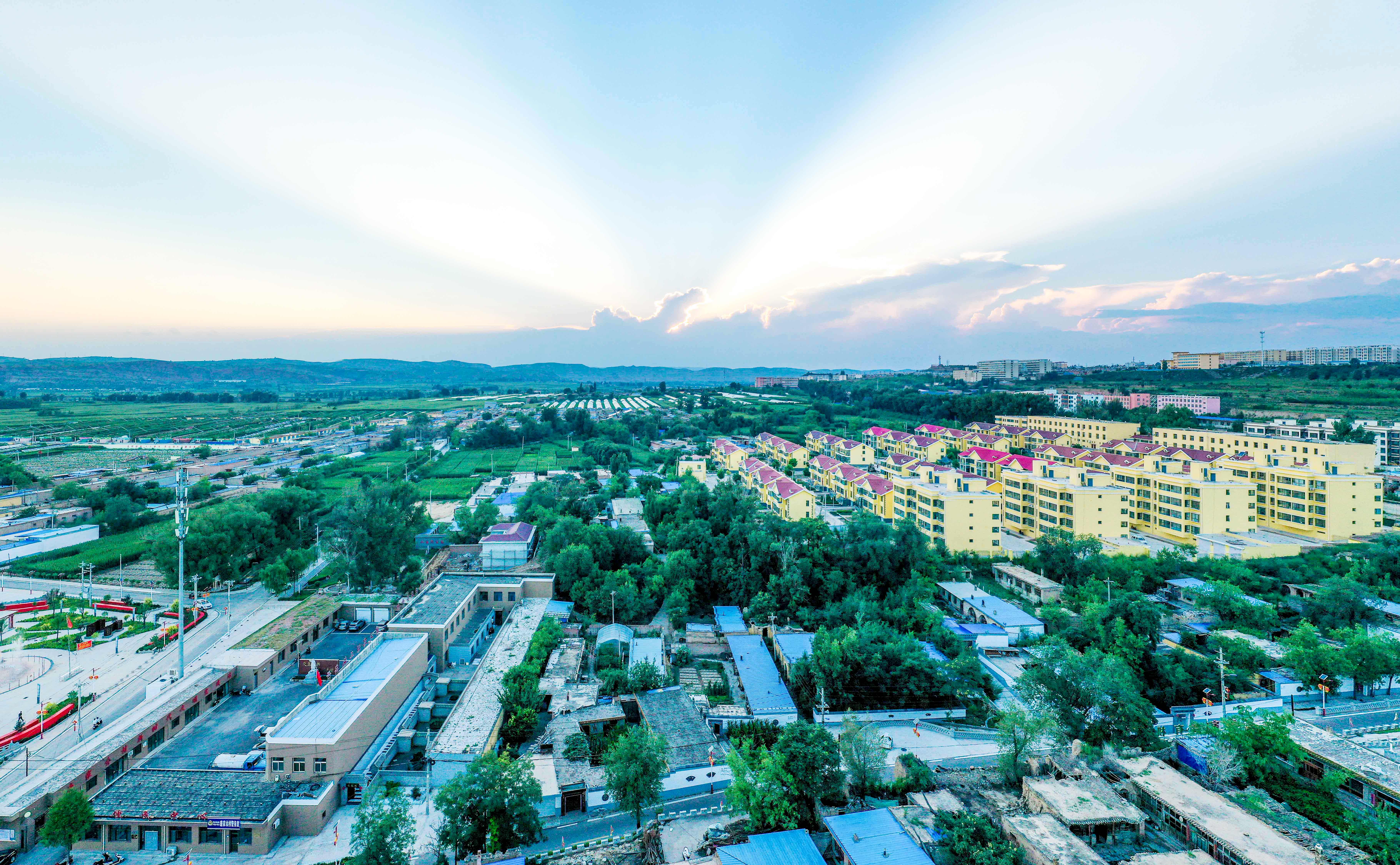 黃河岸邊的美麗村莊——唐家會(huì)村。